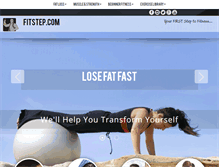 Tablet Screenshot of fitstep.com